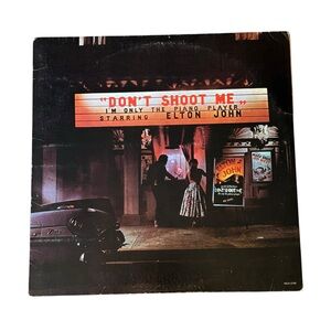 Elton John Vinyl Record Album Cover